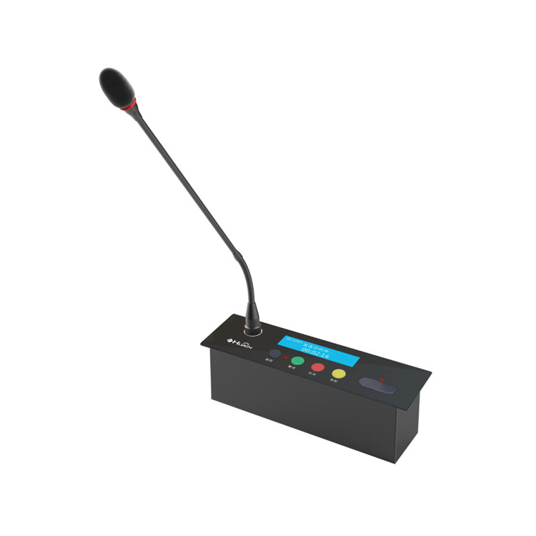 HY-6510DS – Micro hội nghị gắn chìm (Flush‑mounting) có chức năng bầu chọn