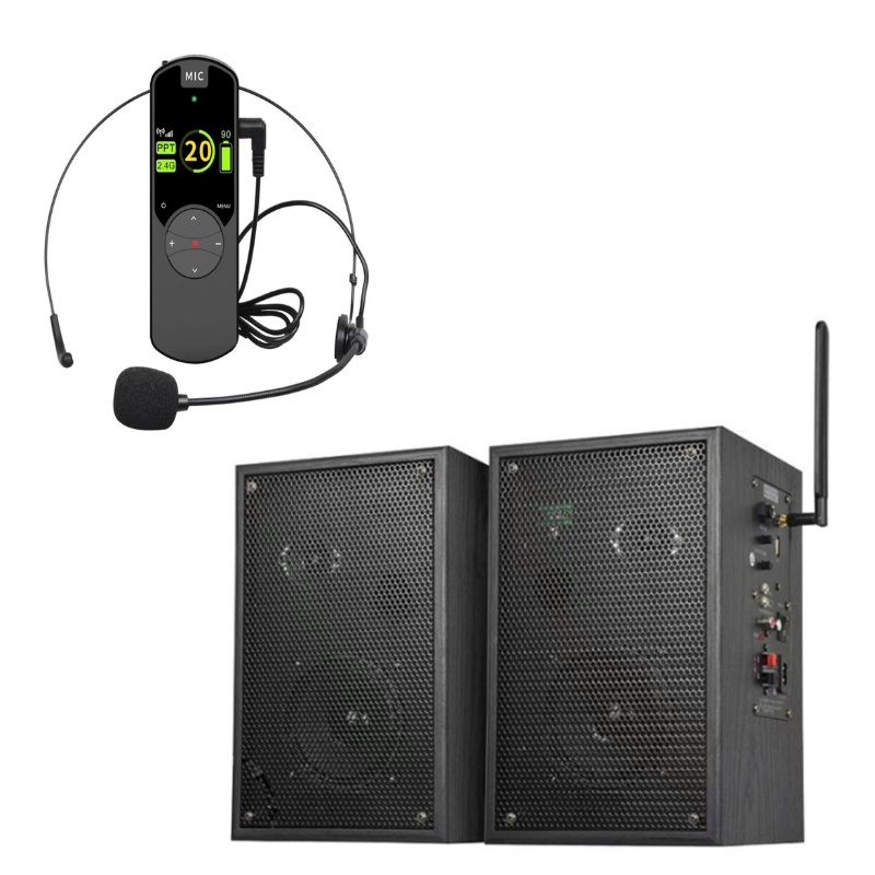 Bộ loa & micro HUAIN HY-J05PT không dây cho giáo viên